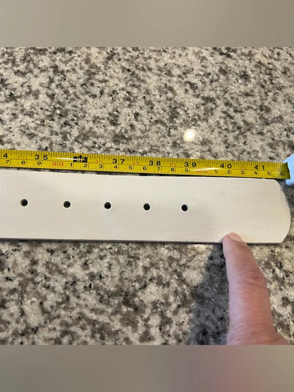 White Studded Leather Belt - Women's Fashion Accessory